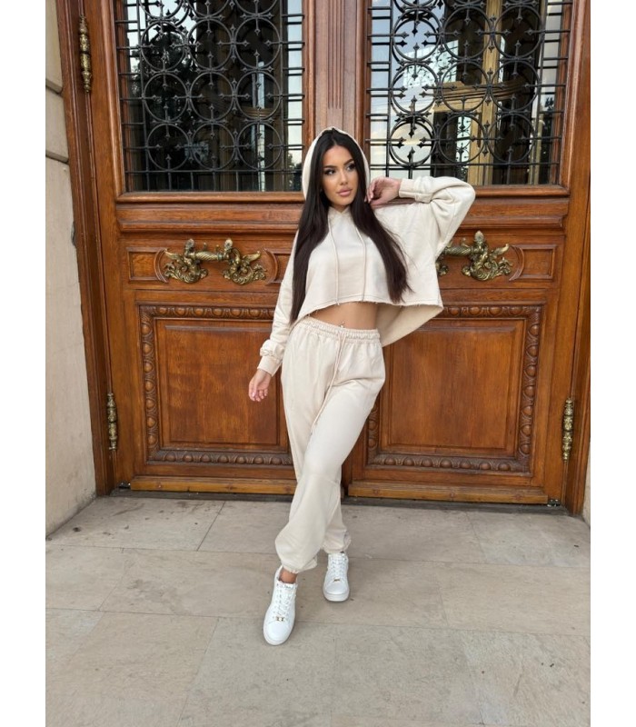 Trening bumbac cu gluga TRG223