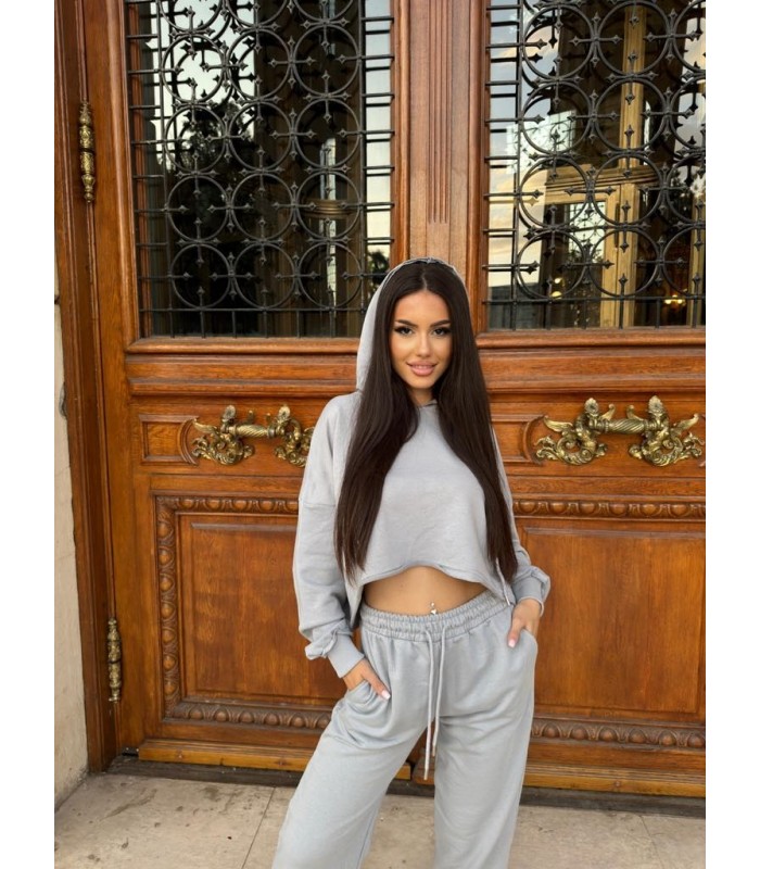 Trening bumbac cu gluga TRG223